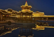 新疆博樂周總定購古建雙層八角古建亭、軒亭、古建文化長廊