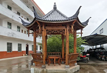 防腐木六角亭子價格，木質涼亭多少錢一個