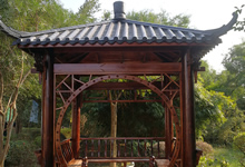 防腐木涼亭3000元一亭是不是真的？